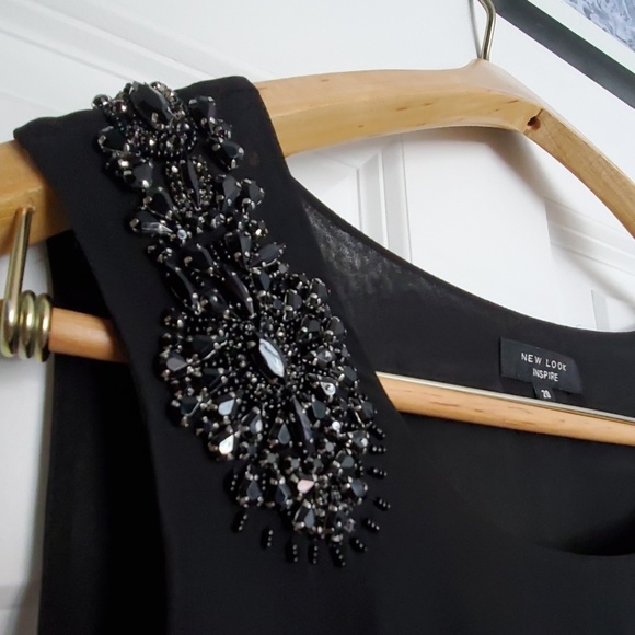 ASOS Curve Tops - *HOST PICK* Asos Curve Black Sheer Sleeveless Top